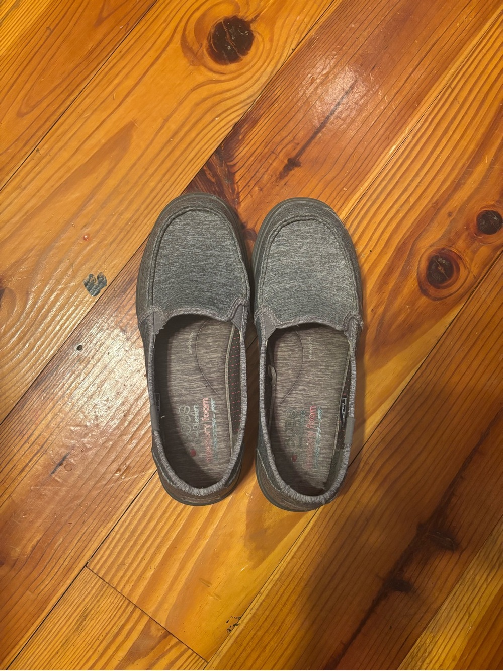 BOBS from Skechers Gray Slip-On Flats
